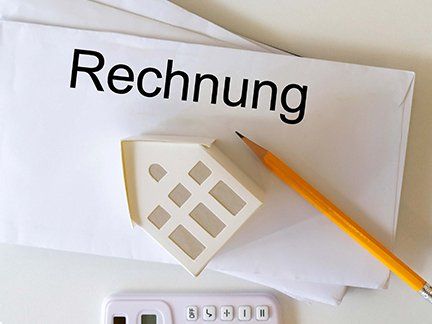Abrechnung einer Sanierung.